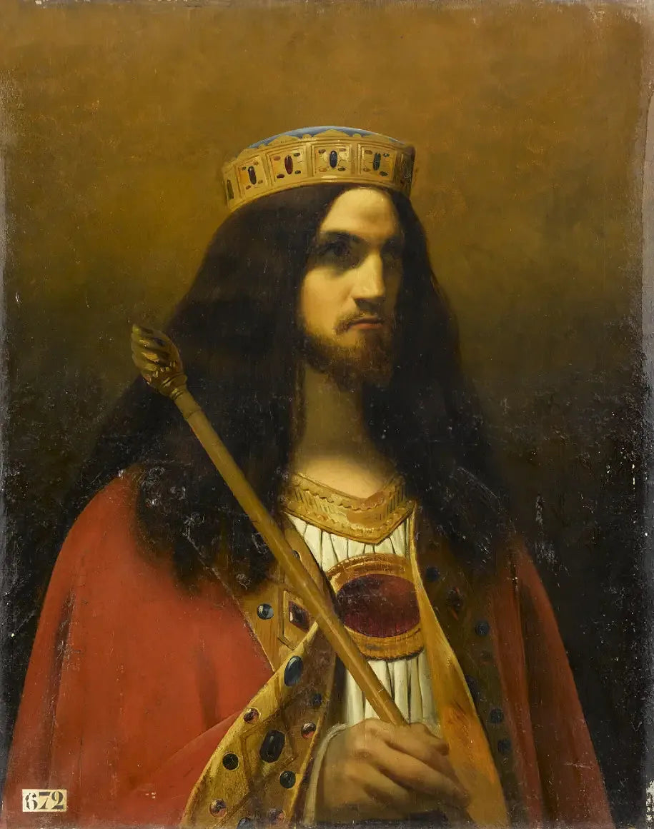 Childéric III, roi des Francs - Émile Signol image 1 reproduction réalisée par Alpha Reproduction