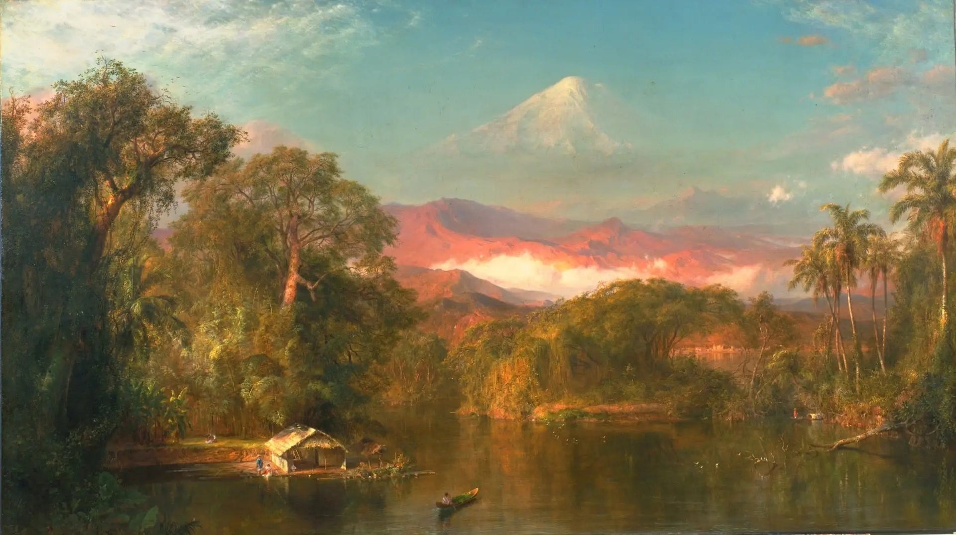 Chimborazo - Frederic Edwin Church image 1 copie peinte à la main à l’huile