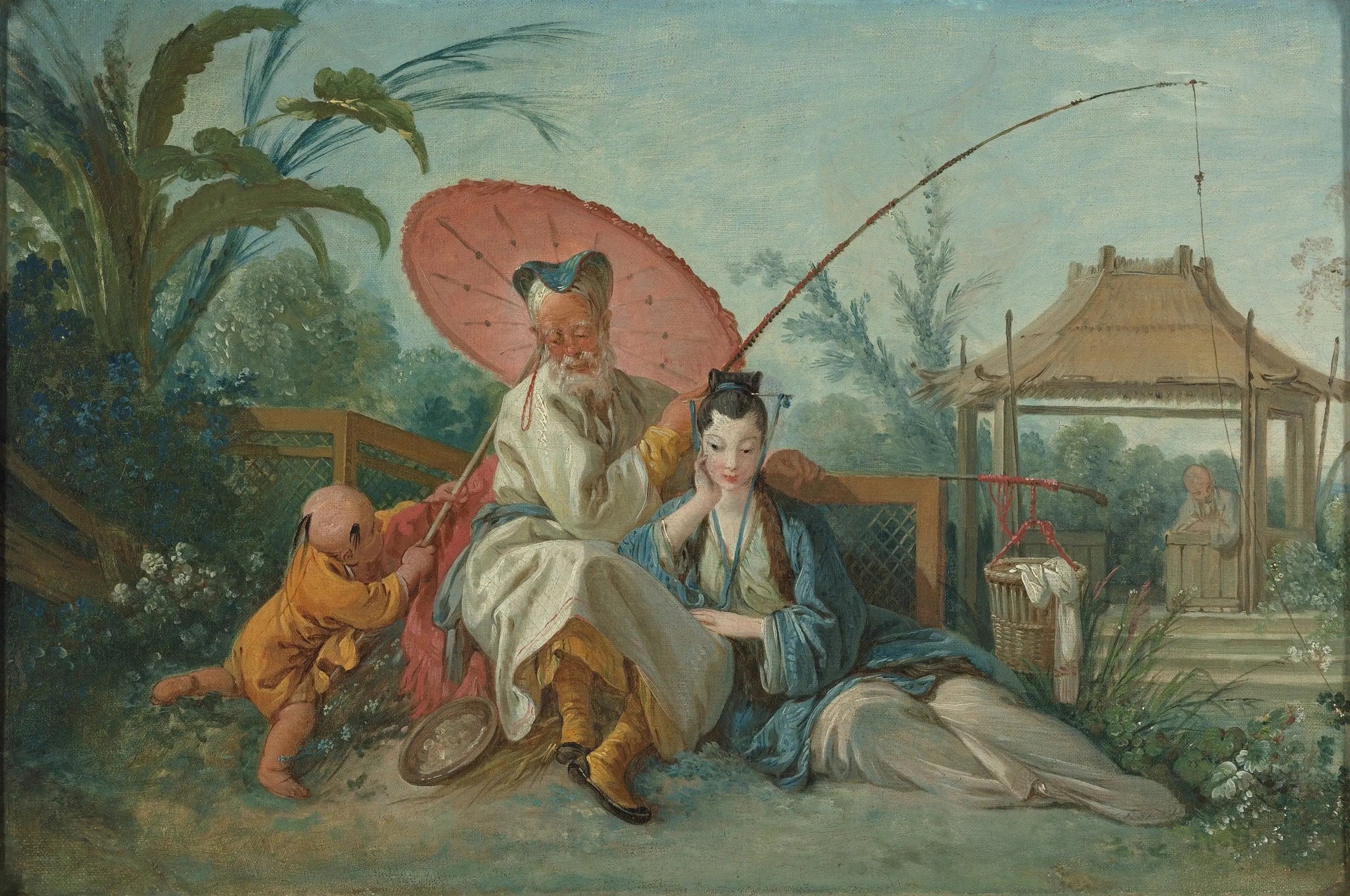 Chinoiserie - François Boucher image 1 reproduction artisanale de tableau