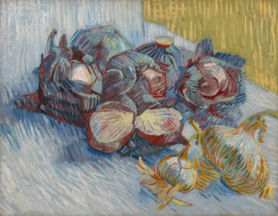 Choux rouges et ail, F374 – Vincent van Gogh