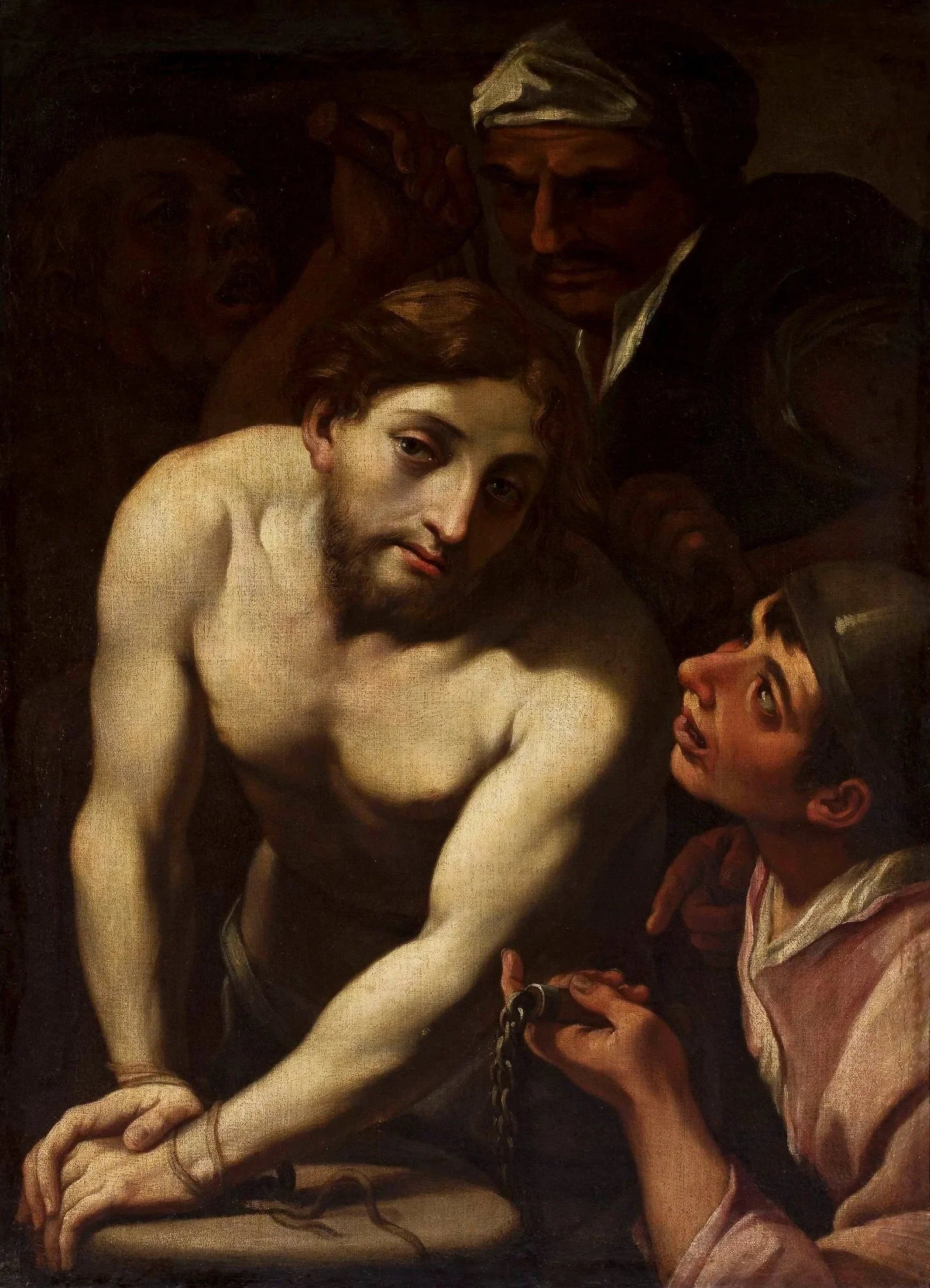 Christ à la colonne - Gerrit van Honthorst image 1 reproduction réalisée par Alpha Reproduction