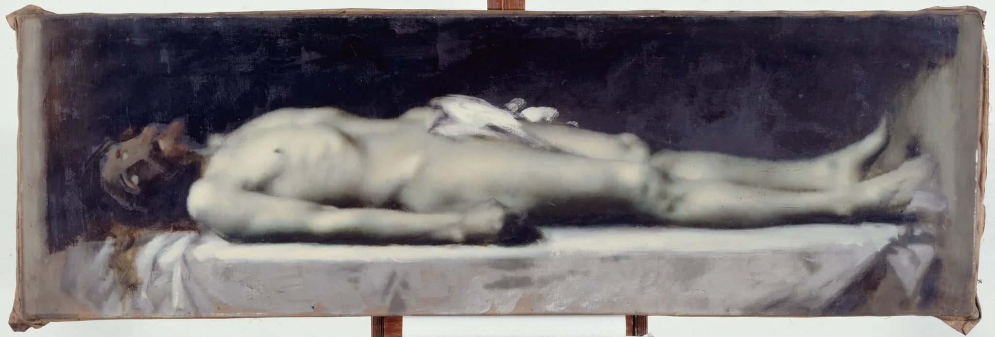 Christ au tombeau - Jean-Jacques Henner image 1 copie peinte à la main à l’huile