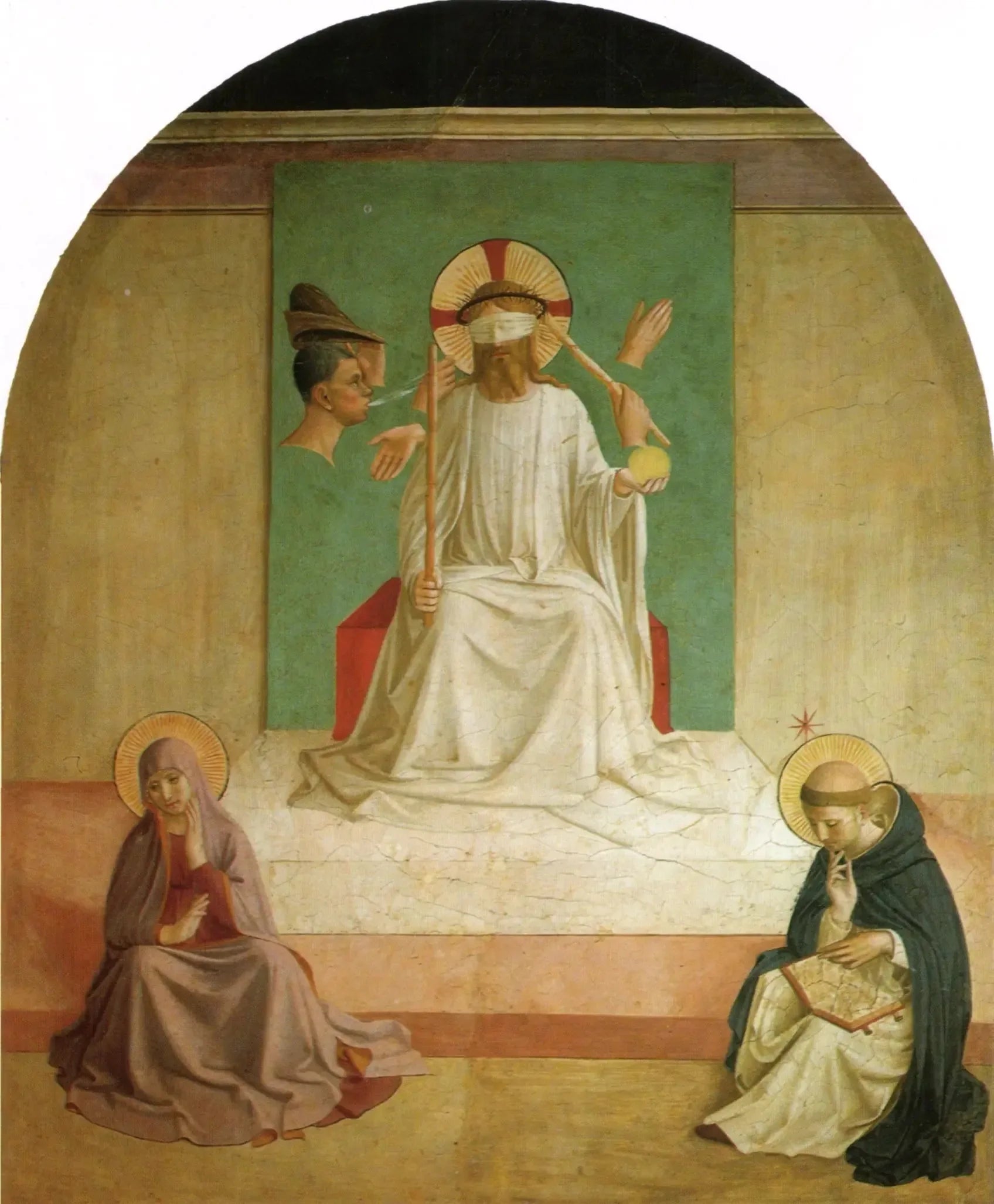 Christ aux outrages - Fra Angelico image 1 tableau peint à l’huile sur toile