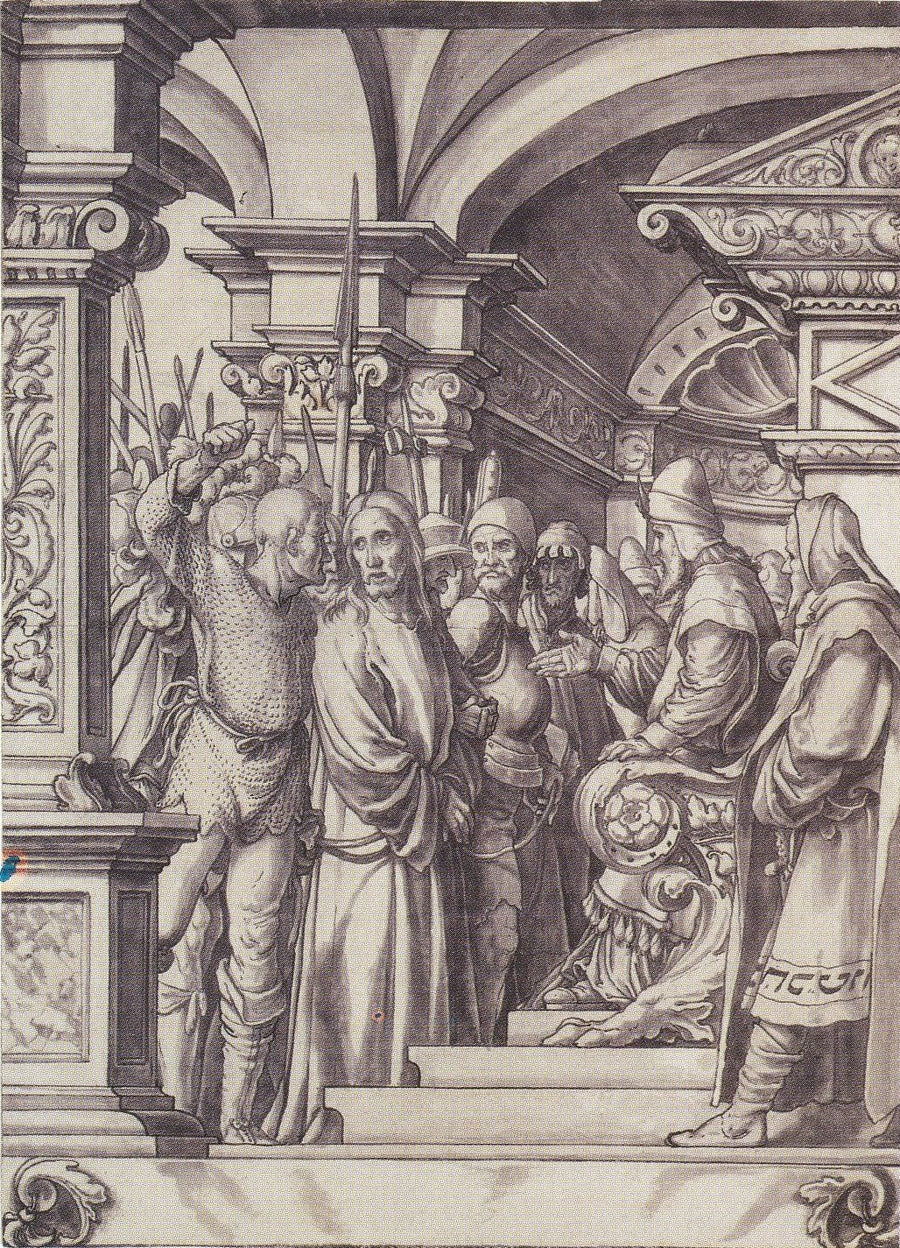 Le Christ devant Anne - Hans Holbein le Jeune
