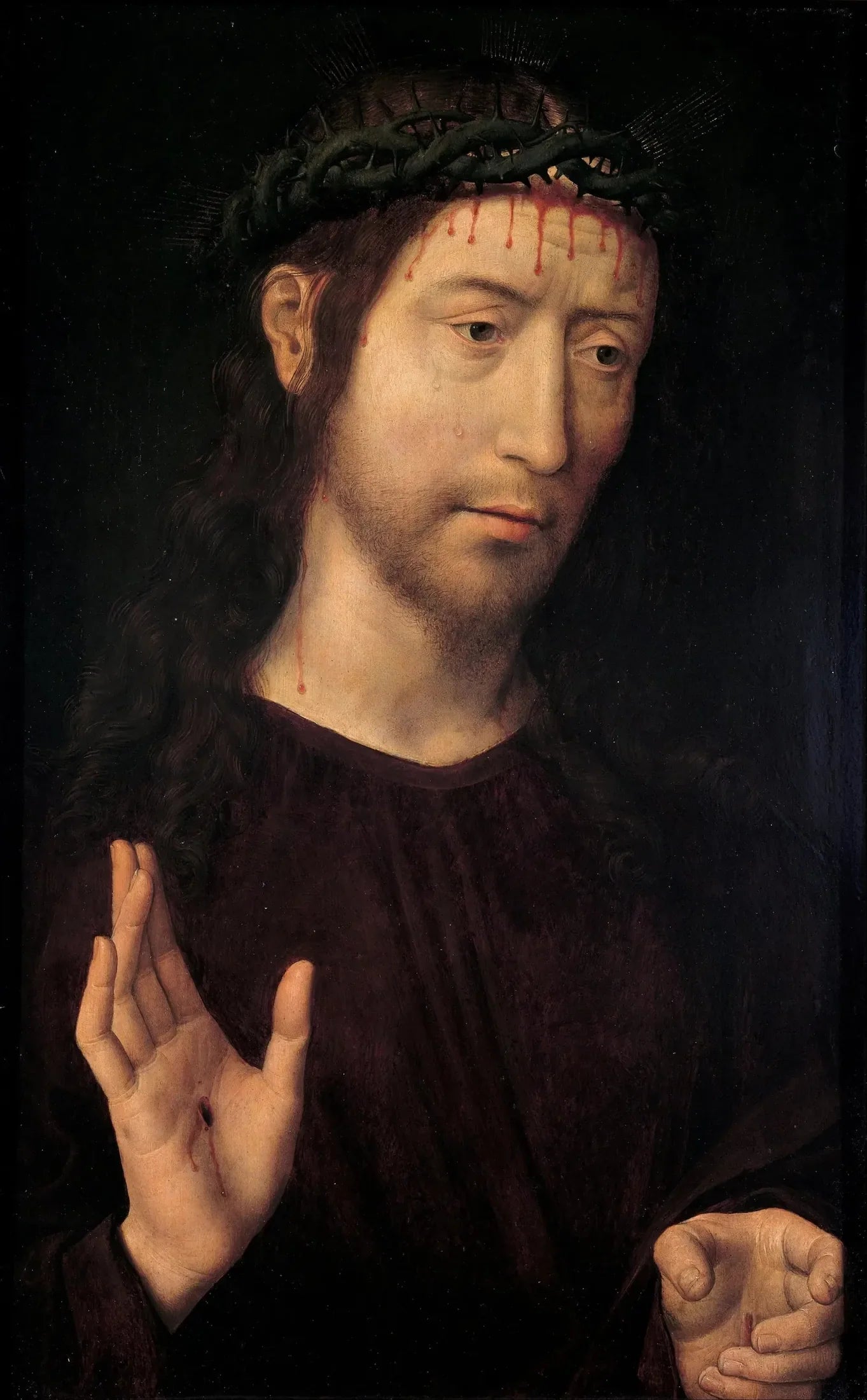 Christ bénissant - Hans Memling image 1 tableau peint à l’huile sur toile