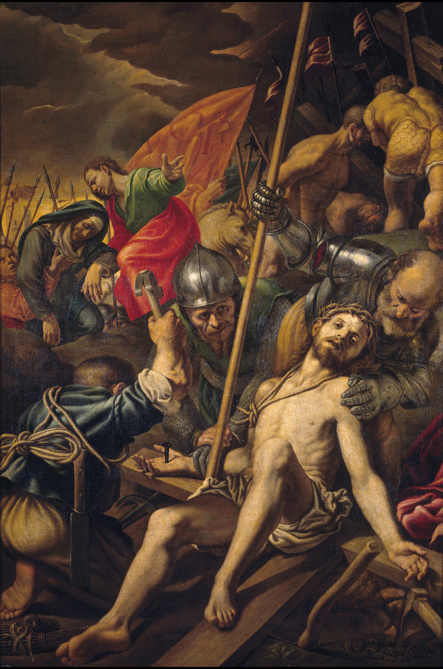 Le Christ cloué sur la croix - Vincenzo Campi