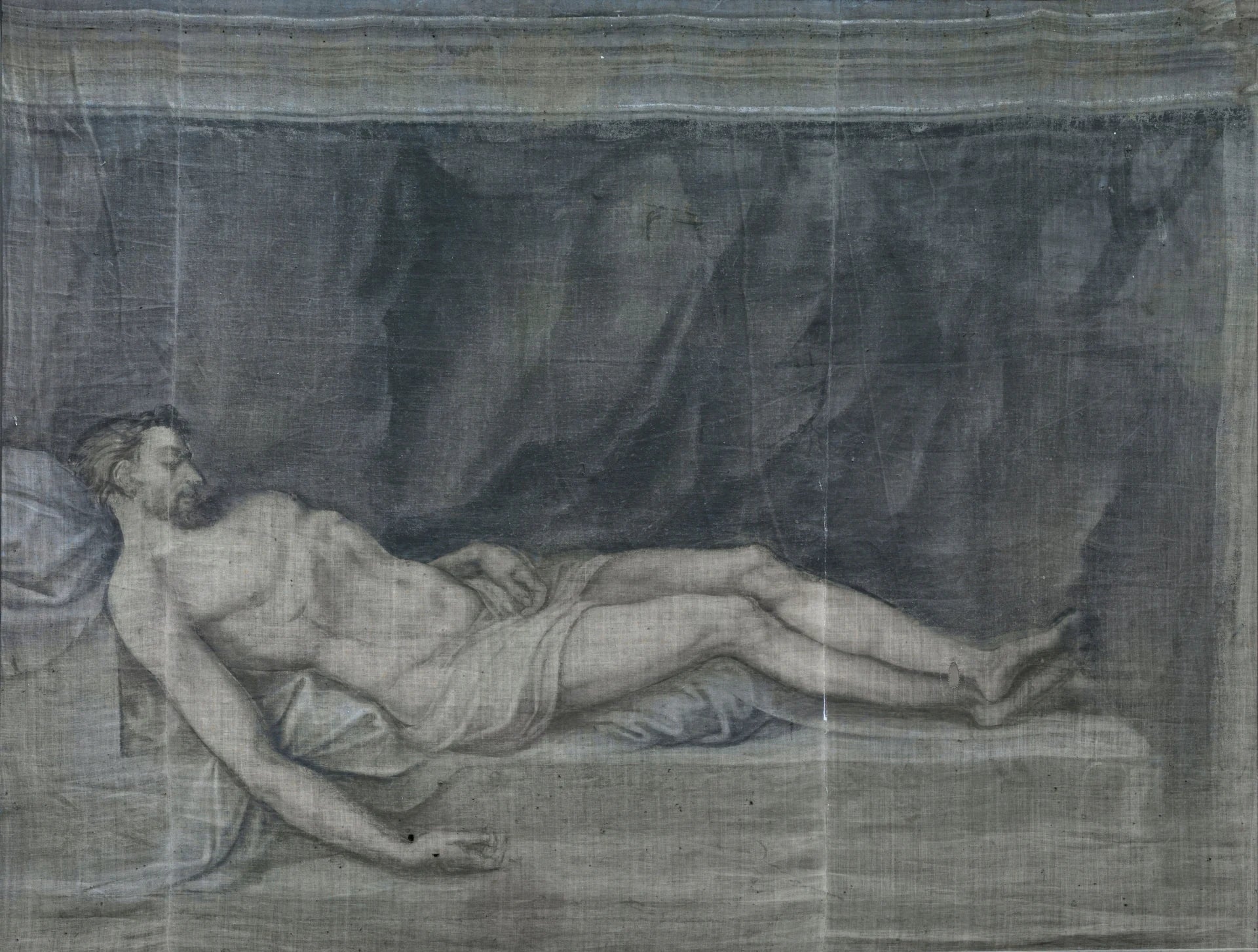 Christ couché - Diego de Urbina