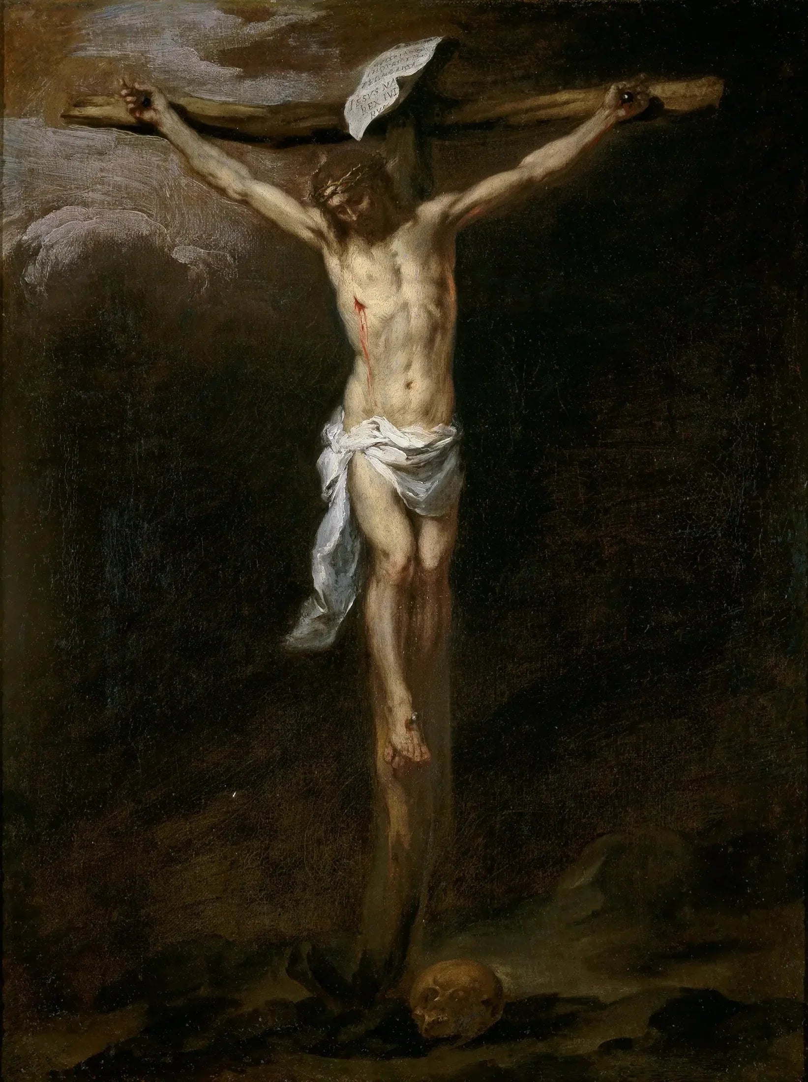 Christ crucifié - Bartolomé Esteban Murillo image 1 copie peinte à la main à l’huile