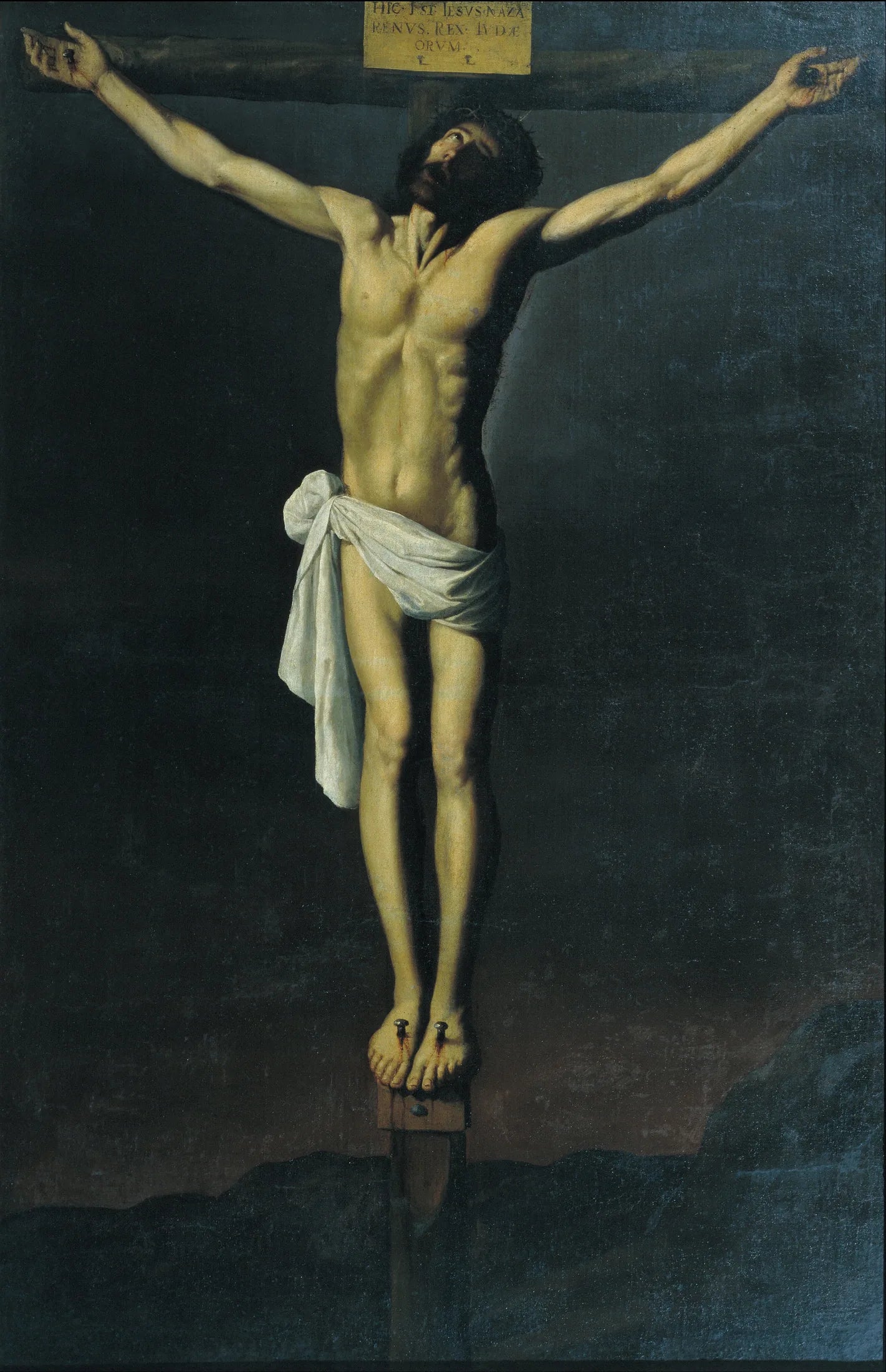 Christ crucifié - Francisco de Zurbarán image 1 copie peinte à la main à l’huile