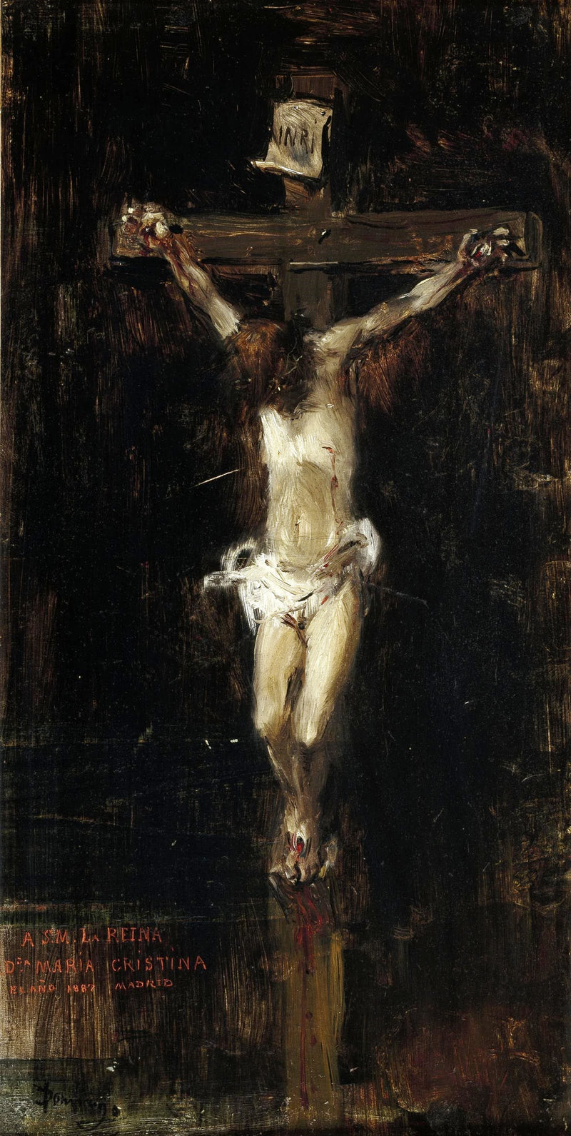 Christ crucifié - Francisco Domingo y Marqués