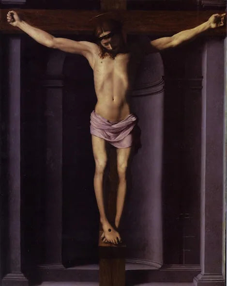 Christ en croix - Bronzino image 1 copie de tableau peinte à la main