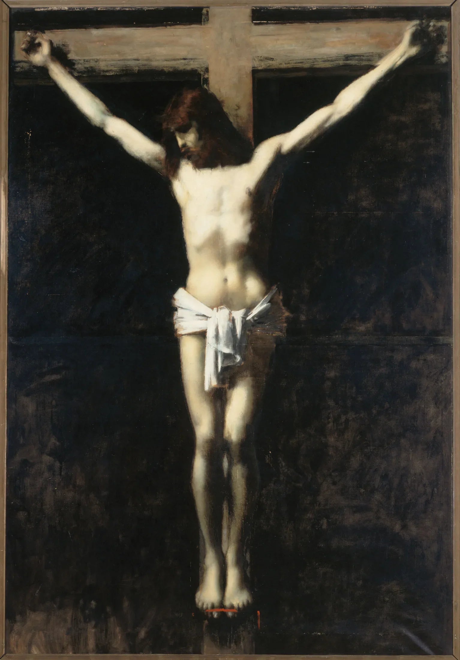 Christ en croix - Jean-Jacques Henner image 1 copie peinte à la main à l’huile