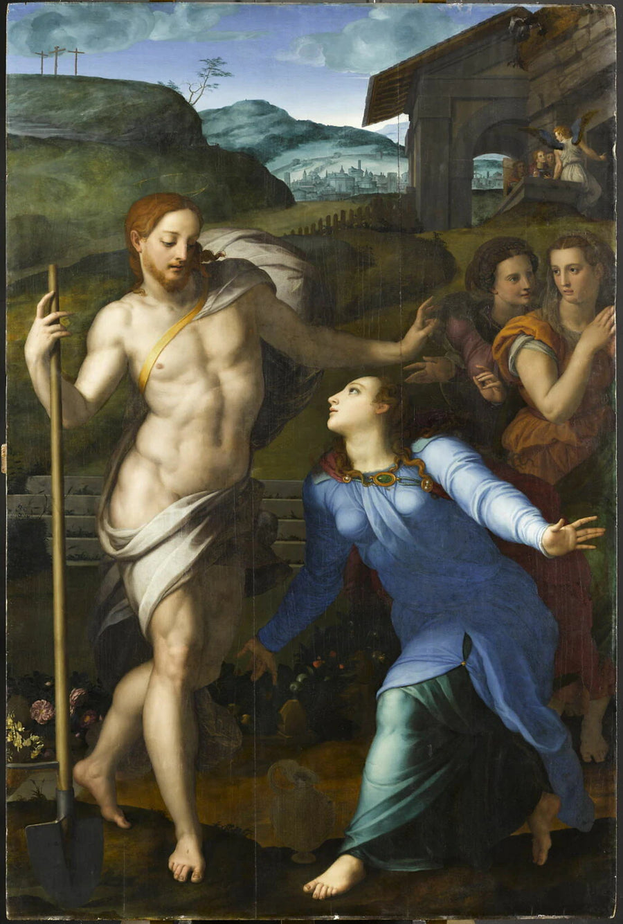 Le Christ en jardinier apparaissant aux trois Marie ou Noli me tangere - Il Bronzino