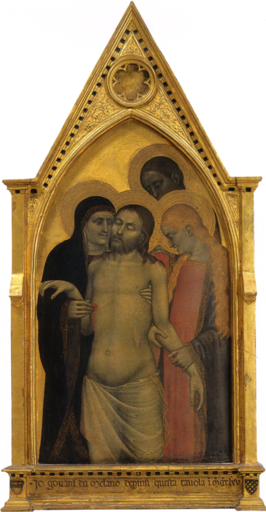 Christ en piété - Giovanni da Milano image 1 tableau peint à l’huile sur toile
