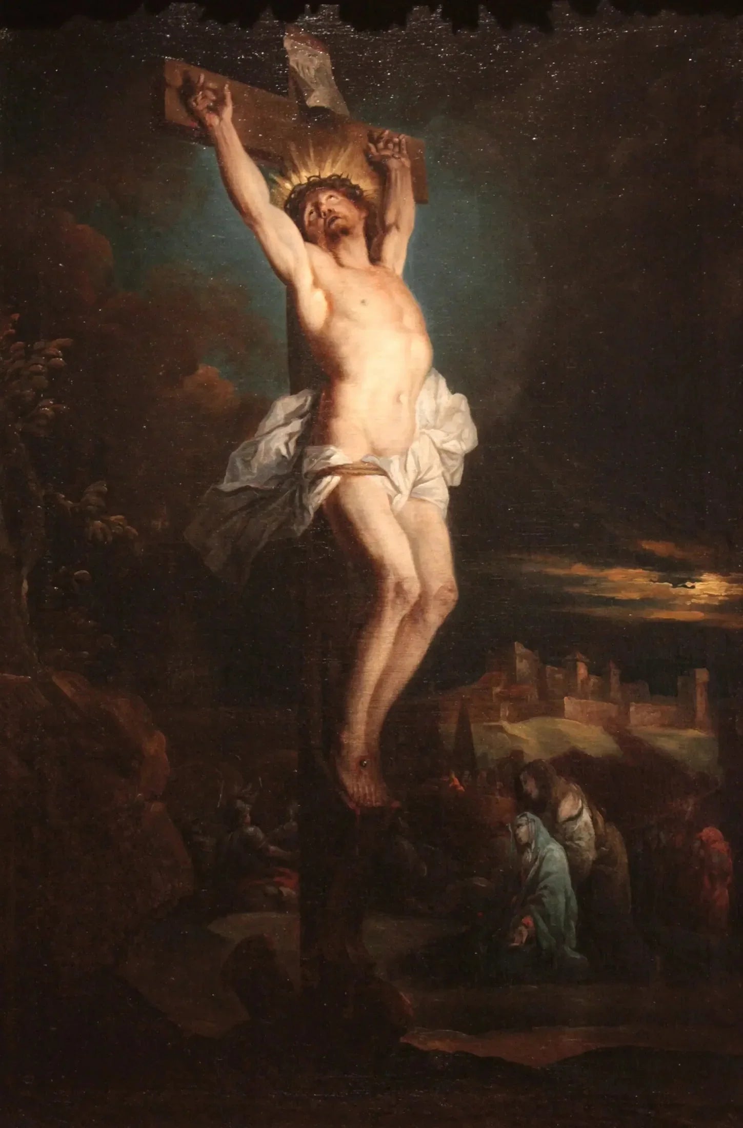 Christ expirant 1 - Hyacinthe Rigaud image 1 tableau peint à l’huile sur toile
