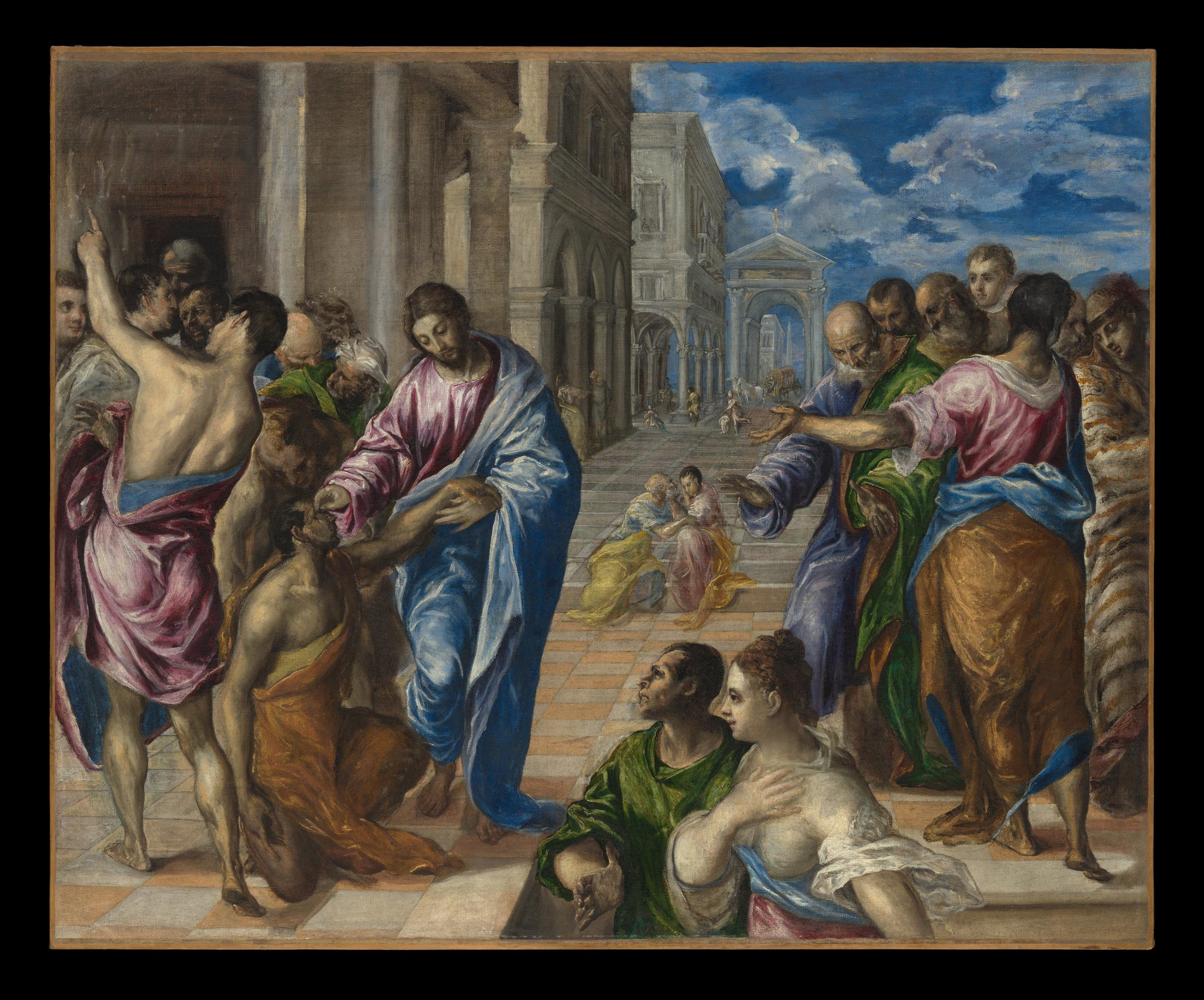 Le Christ guérissant les aveugles - El Greco (Domenikos Theotokopoulos)