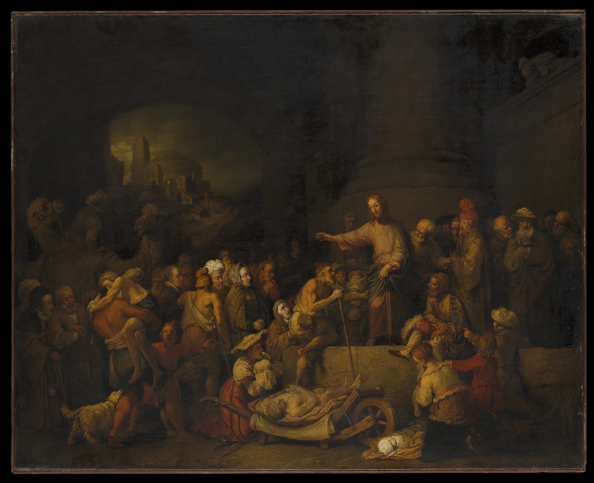 Le Christ guérissant les malades - Christian Wilhelm Ernst Dietrich