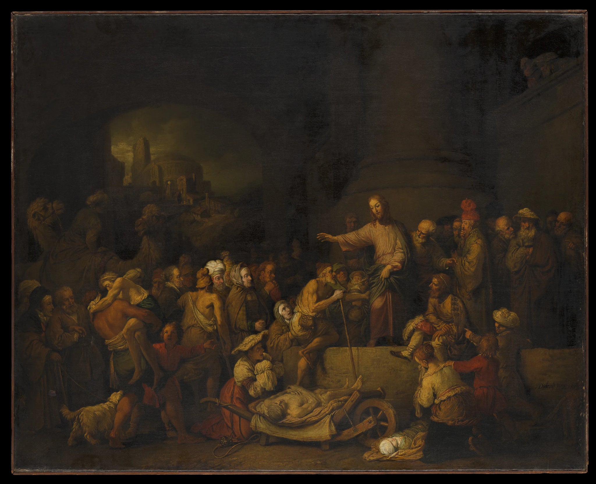 Le Christ guérissant les malades - Christian Wilhelm Ernst Dietrich