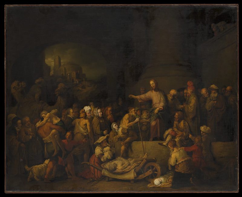Le Christ guérissant les malades - Christian Wilhelm Ernst Dietrich