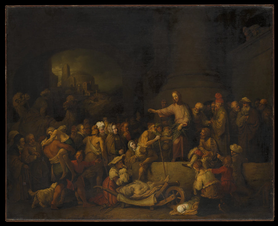 Le Christ guérissant les malades - Christian Wilhelm Ernst Dietrich