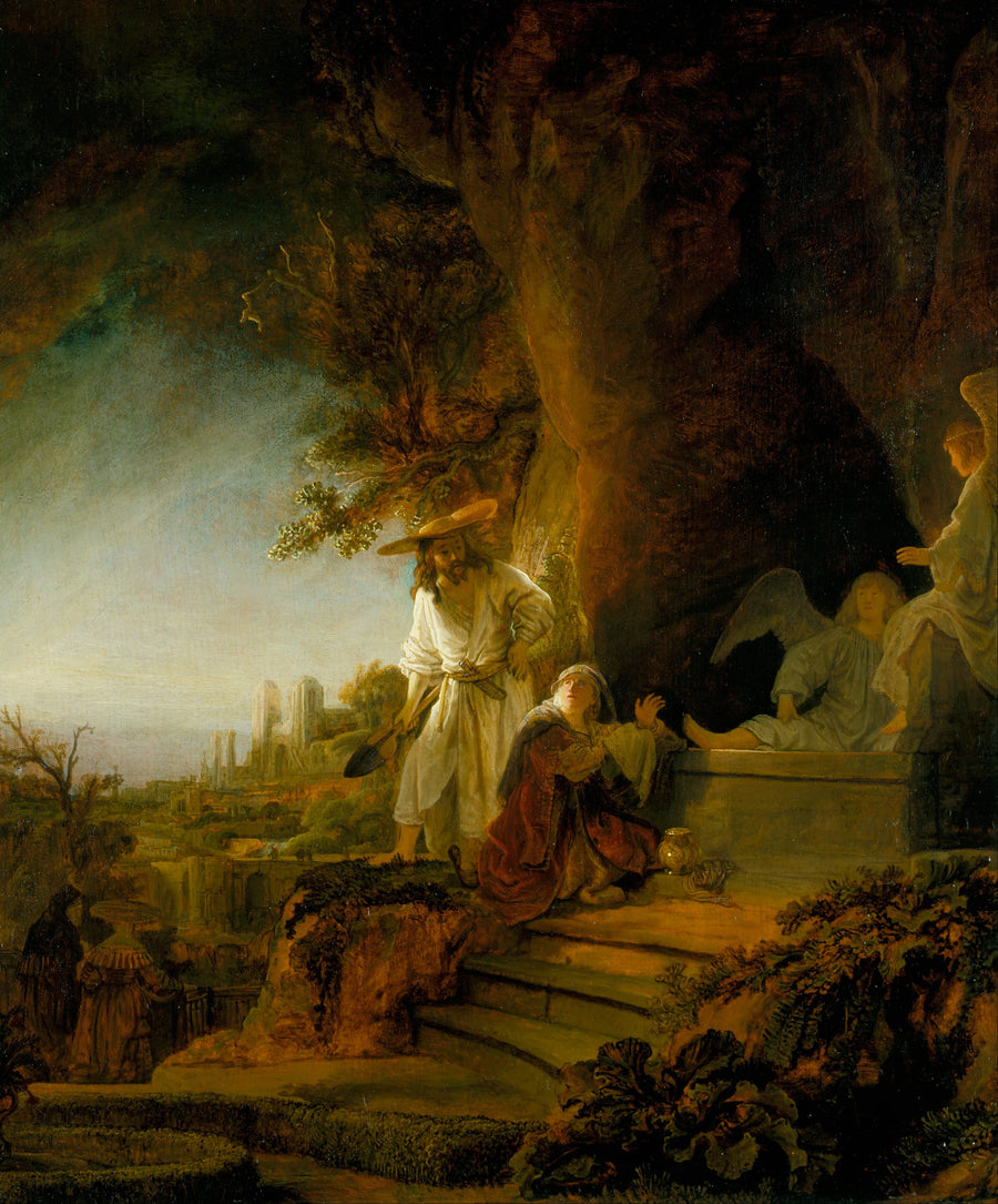 Le Christ apparaissant en jardinier à Marie-Madeleine – Rembrandt