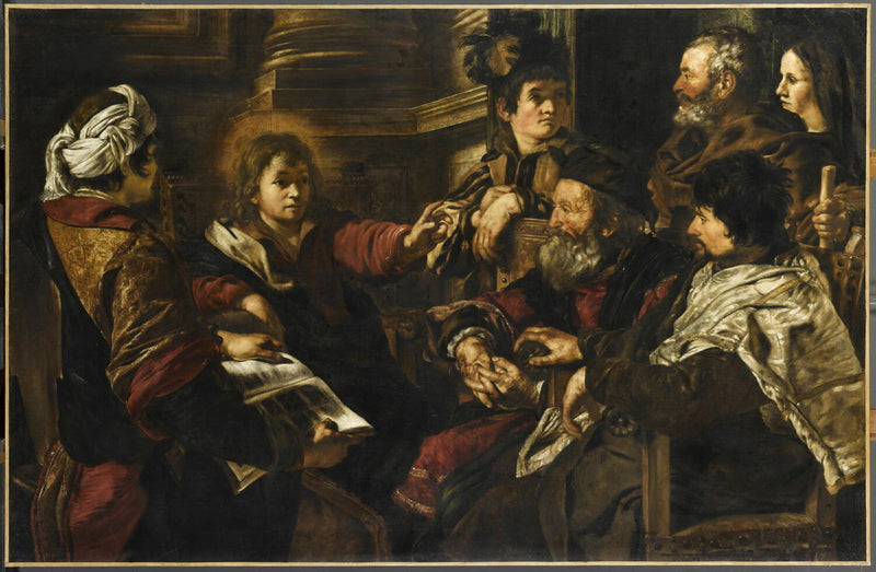 Le Christ parmi les docteurs - Giovanni Serodine
