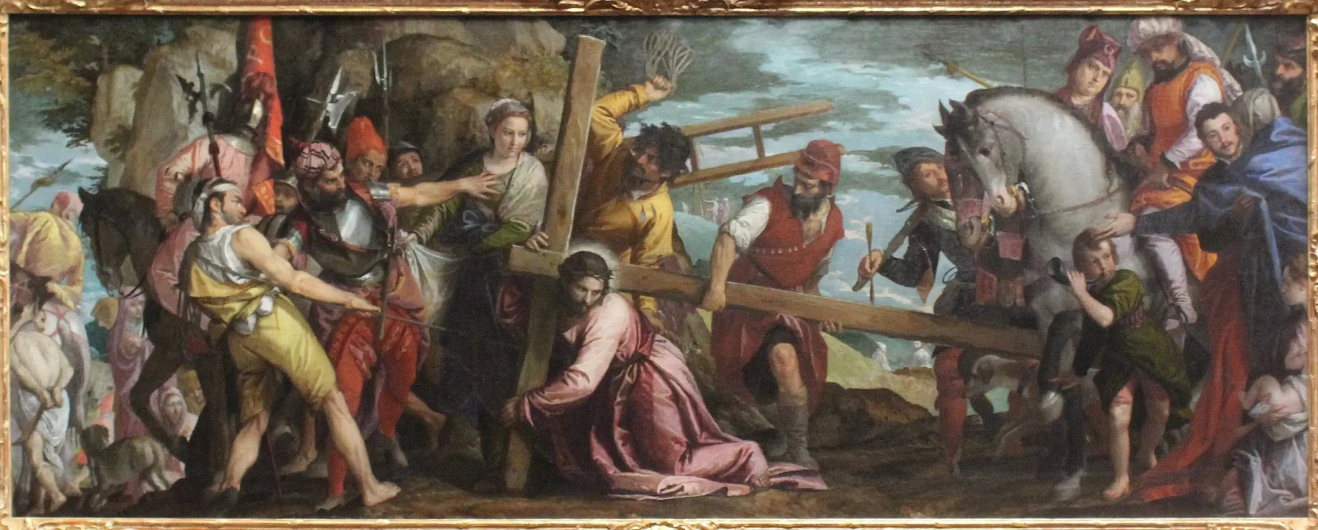Christ porte-croix - Paul Véronèse image 1 copie peinte à la main à l’huile