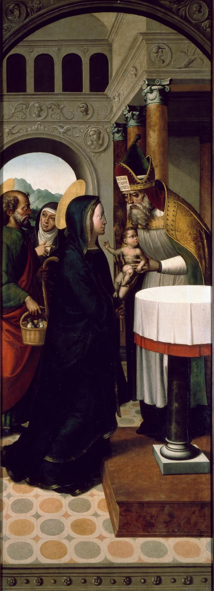 Christ présenté au Temple - Juan Correa de Vivar