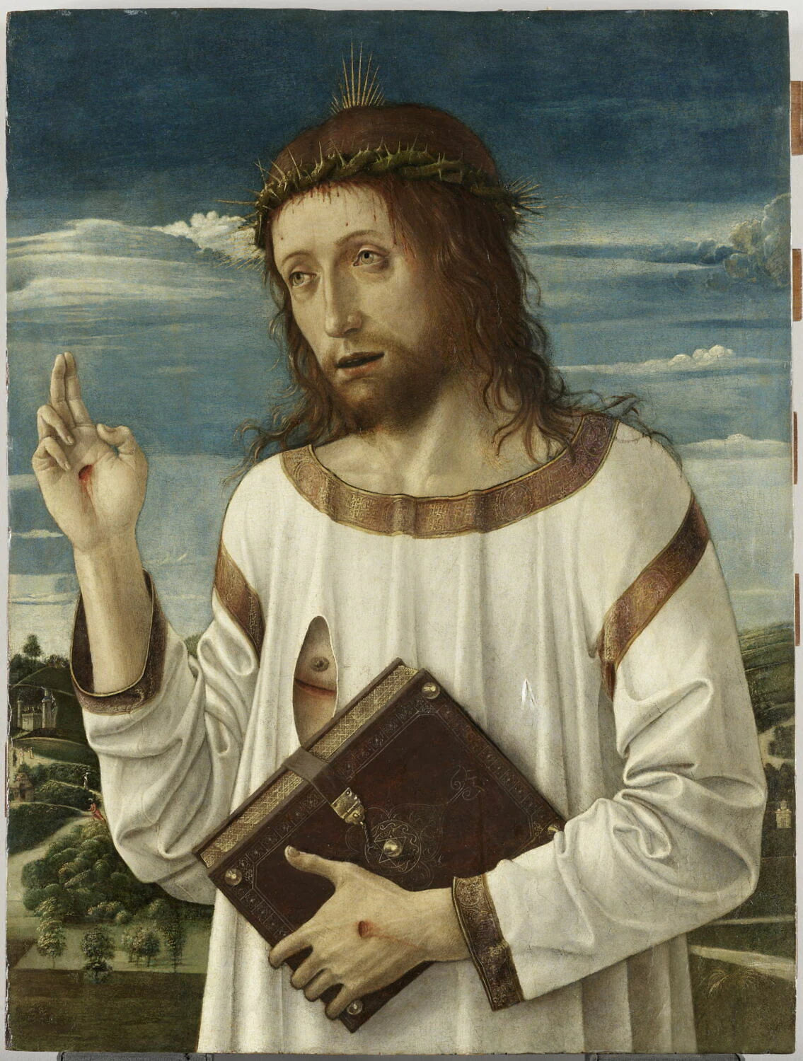 Le Christ rédempteur en bénédiction - Giovanni Bellini