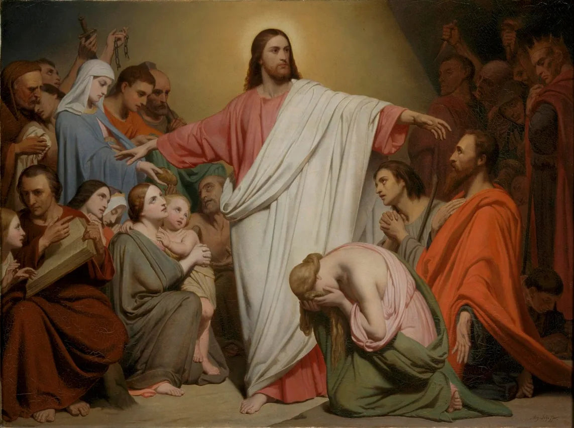Christ Remunerator - Ary Scheffer image 1 copie de tableau peinte à la main