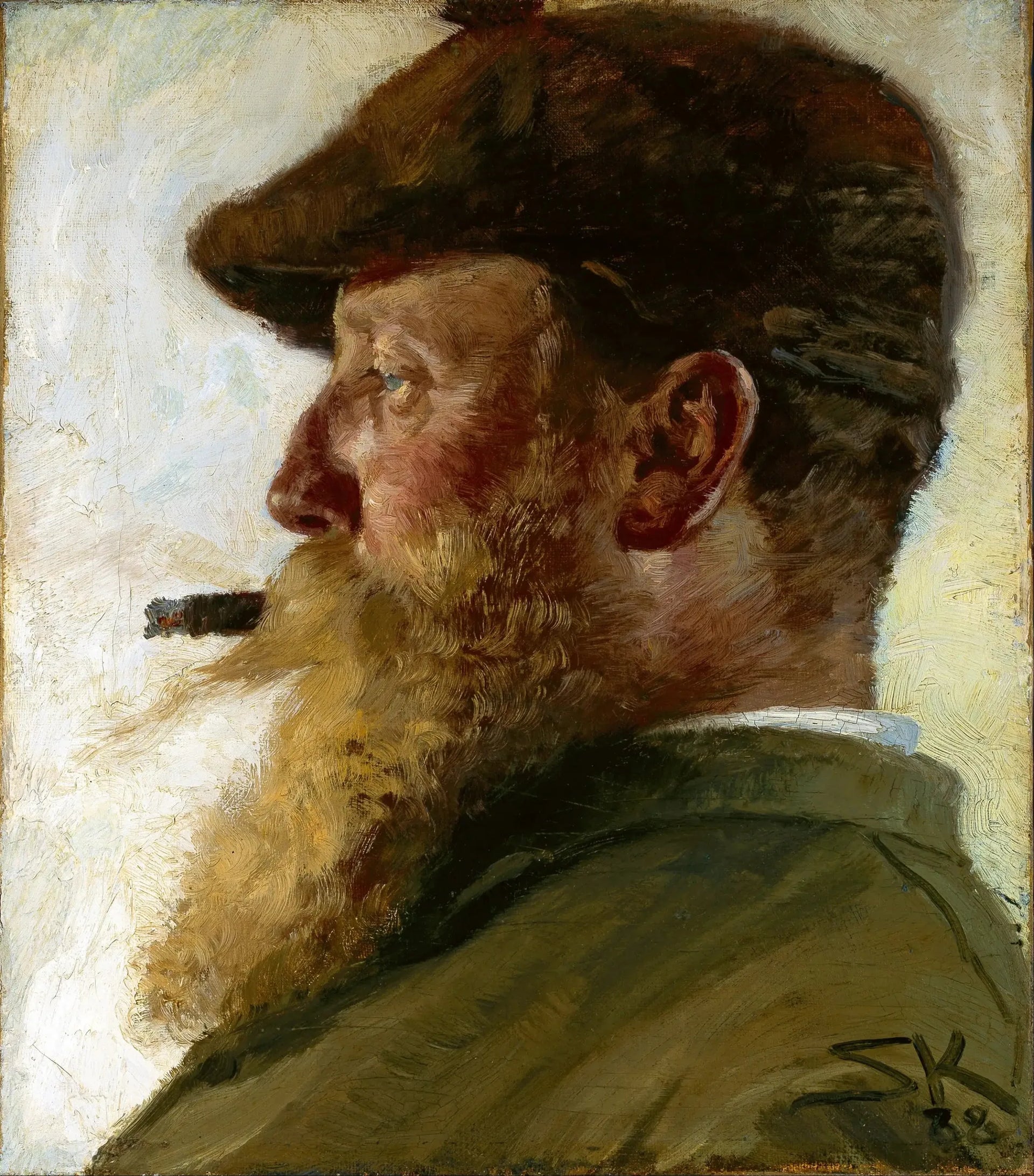 Christian Krohg - Peder Severin Krøyer image 1 reproduction de peinture à l’huile