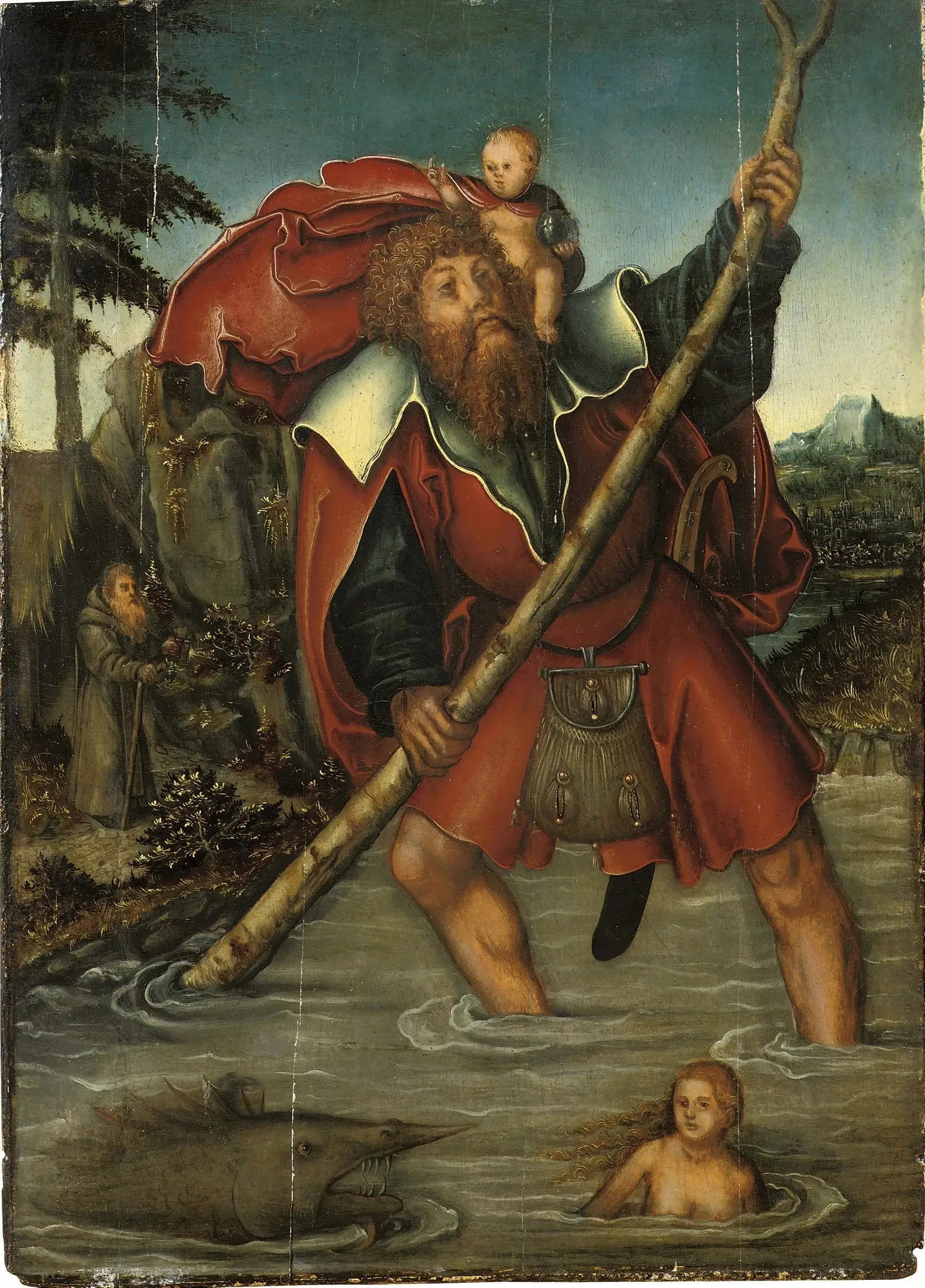 Christophe de Lycie - Lucas Cranach the Elder image 1 copie peinte à la main à l’huile