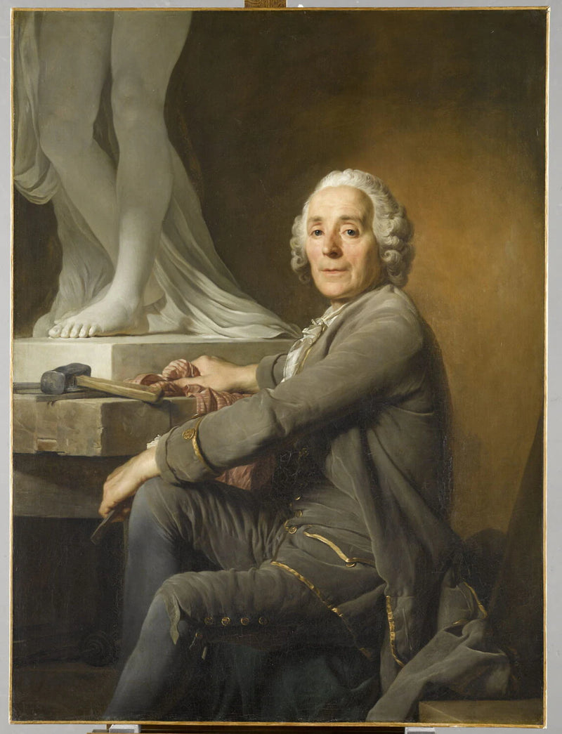 Christophe-Gabriel Allegrain (1710-1795), sculpteur - Joseph Siffred Duplessis