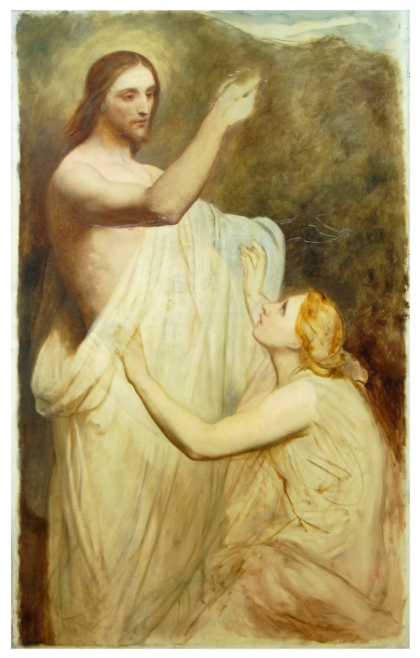 Christus verschijnt aan Maria Magdalena - Ary Scheffer image 1 reproduction de peinture à l’huile
