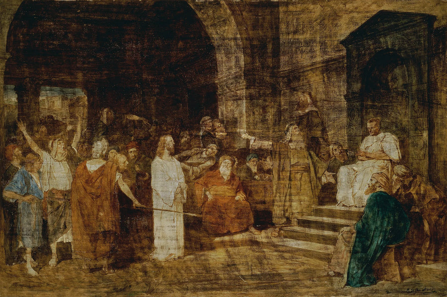 Christus vor Pilatus - Mihály Munkácsy
