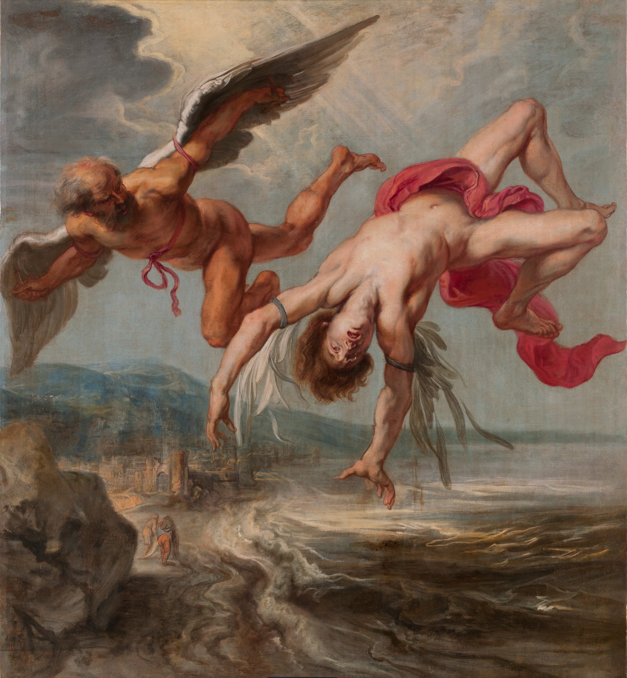 La chute d'Icare - Pierre Paul Rubens|Jacob Peter Gowy
