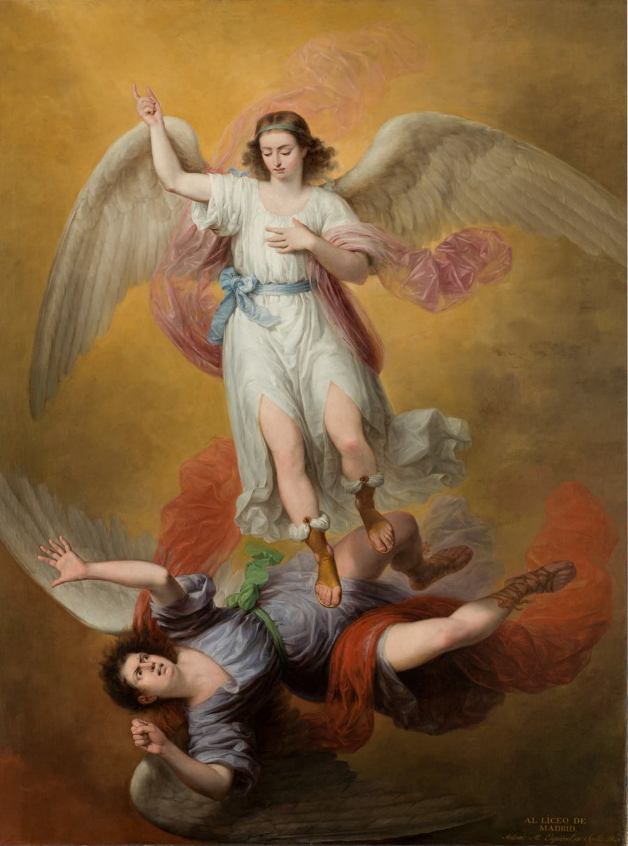 La chute de Lucifer - Antonio María Esquivel