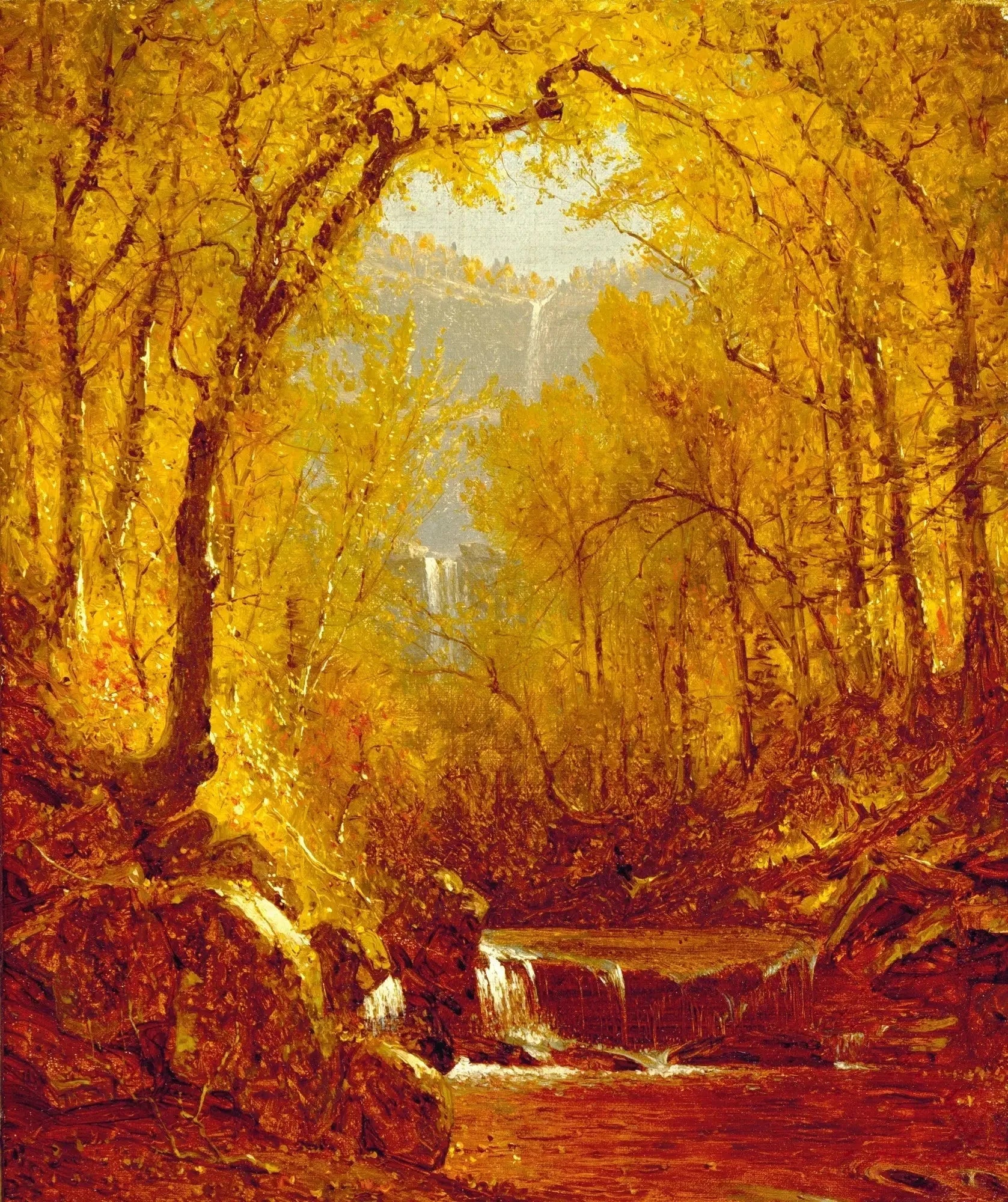 Chutes de Kaaterskill - Sanford Robinson Gifford image 1 reproduction artisanale de tableau