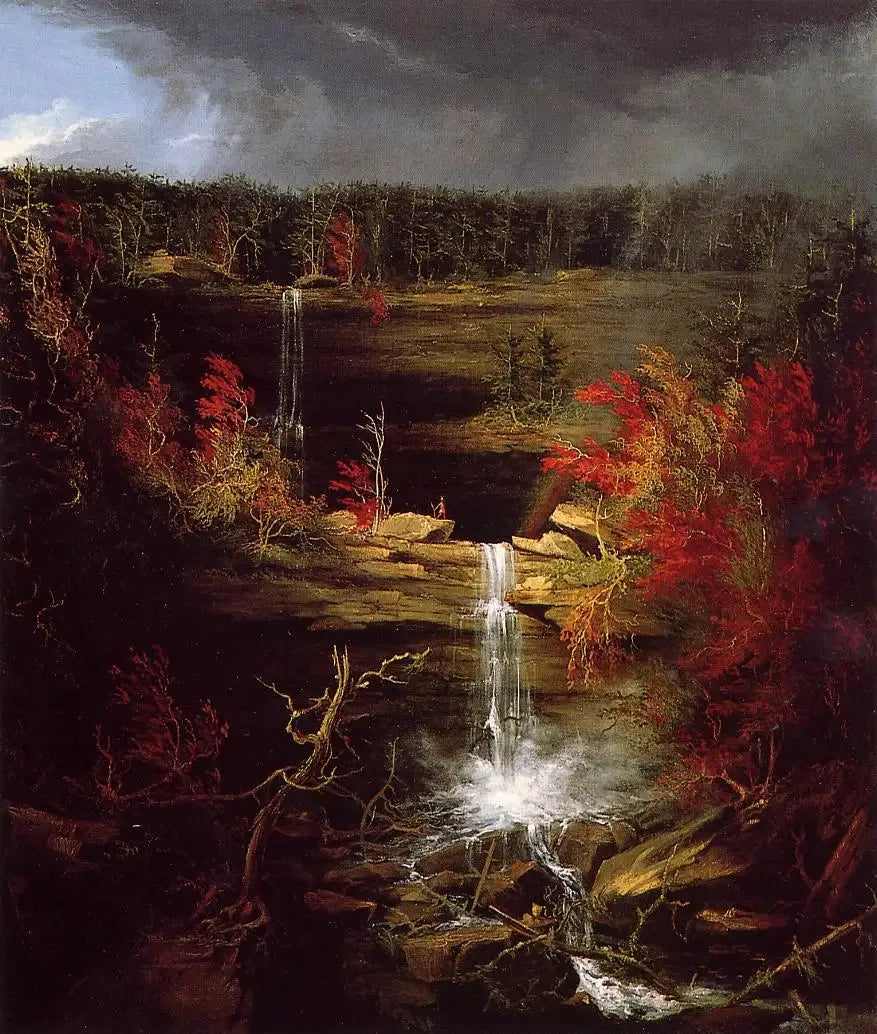 Chutes de Kaaterskill - Thomas Cole image 1 reproduction artisanale de tableau