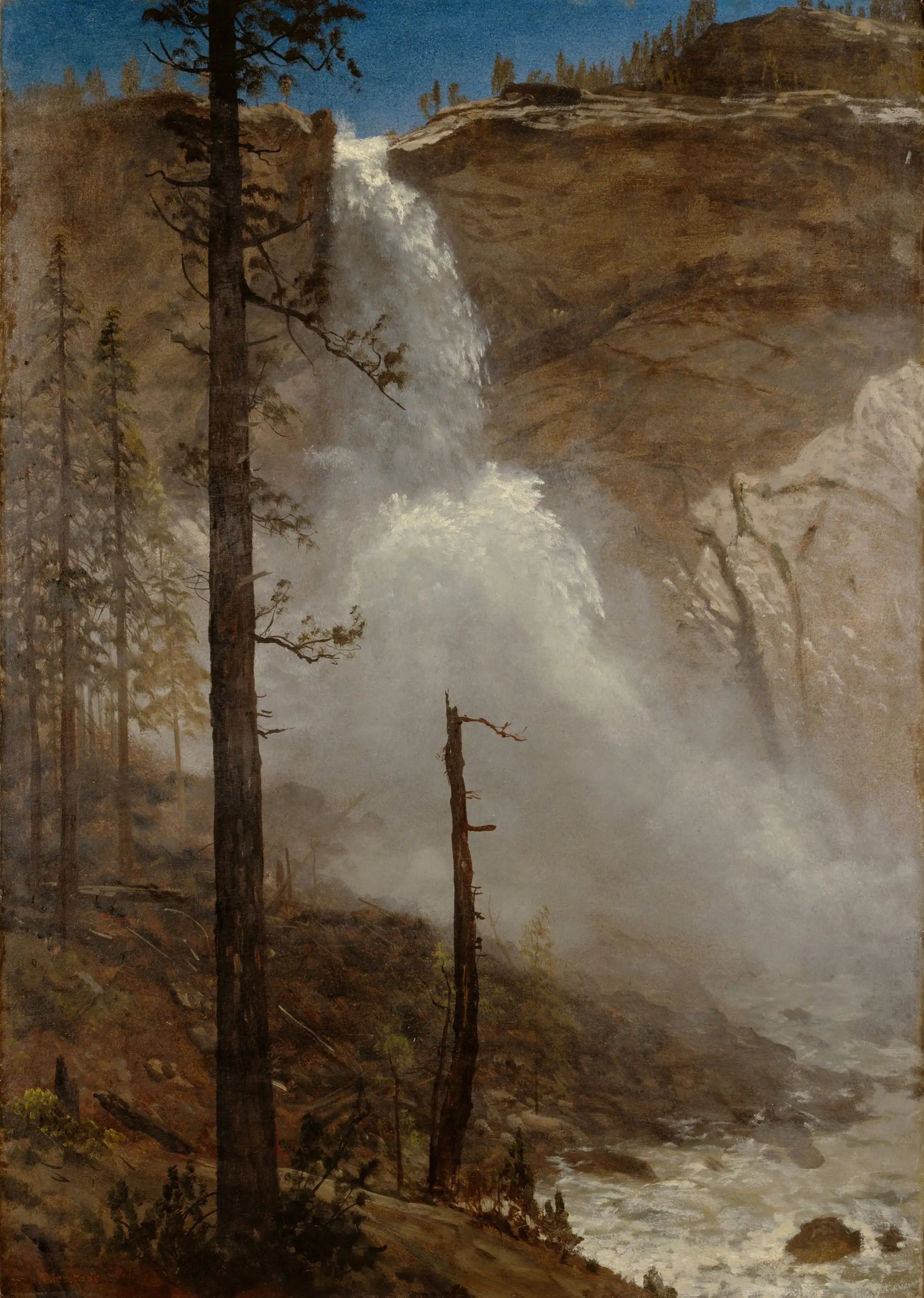 Chutes de Yosemite - Albert Bierstadt image 1 reproduction artisanale de tableau