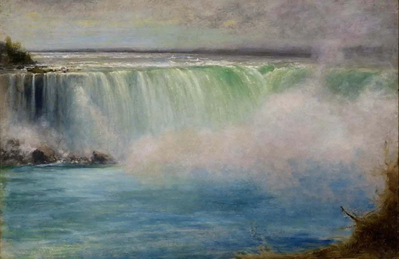 Chutes du Niagara - George Inness image 1 reproduction de peinture à l’huile