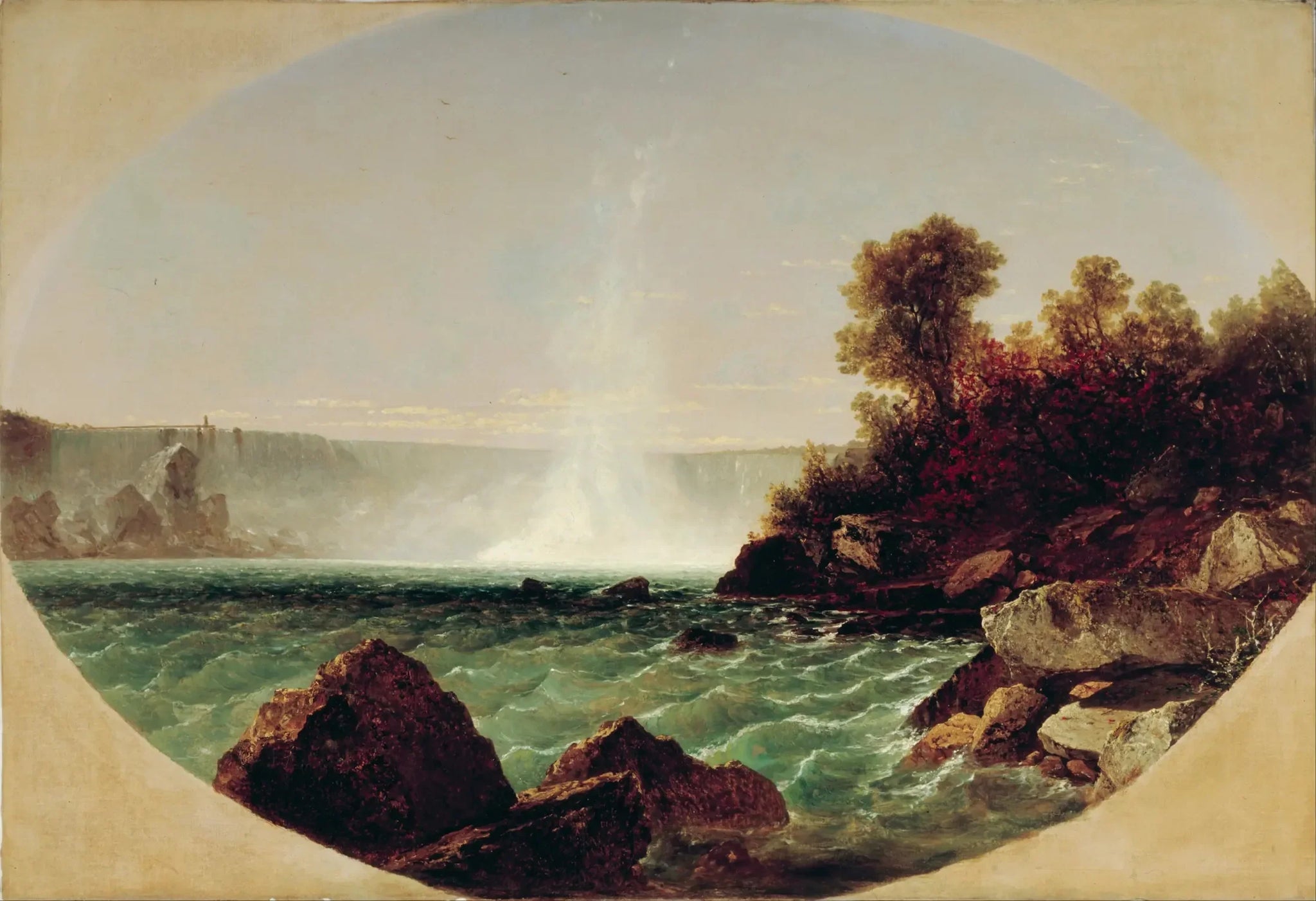 Chutes du Niagara - John Frederick Kensett image 1 tableau peint à l’huile sur toile