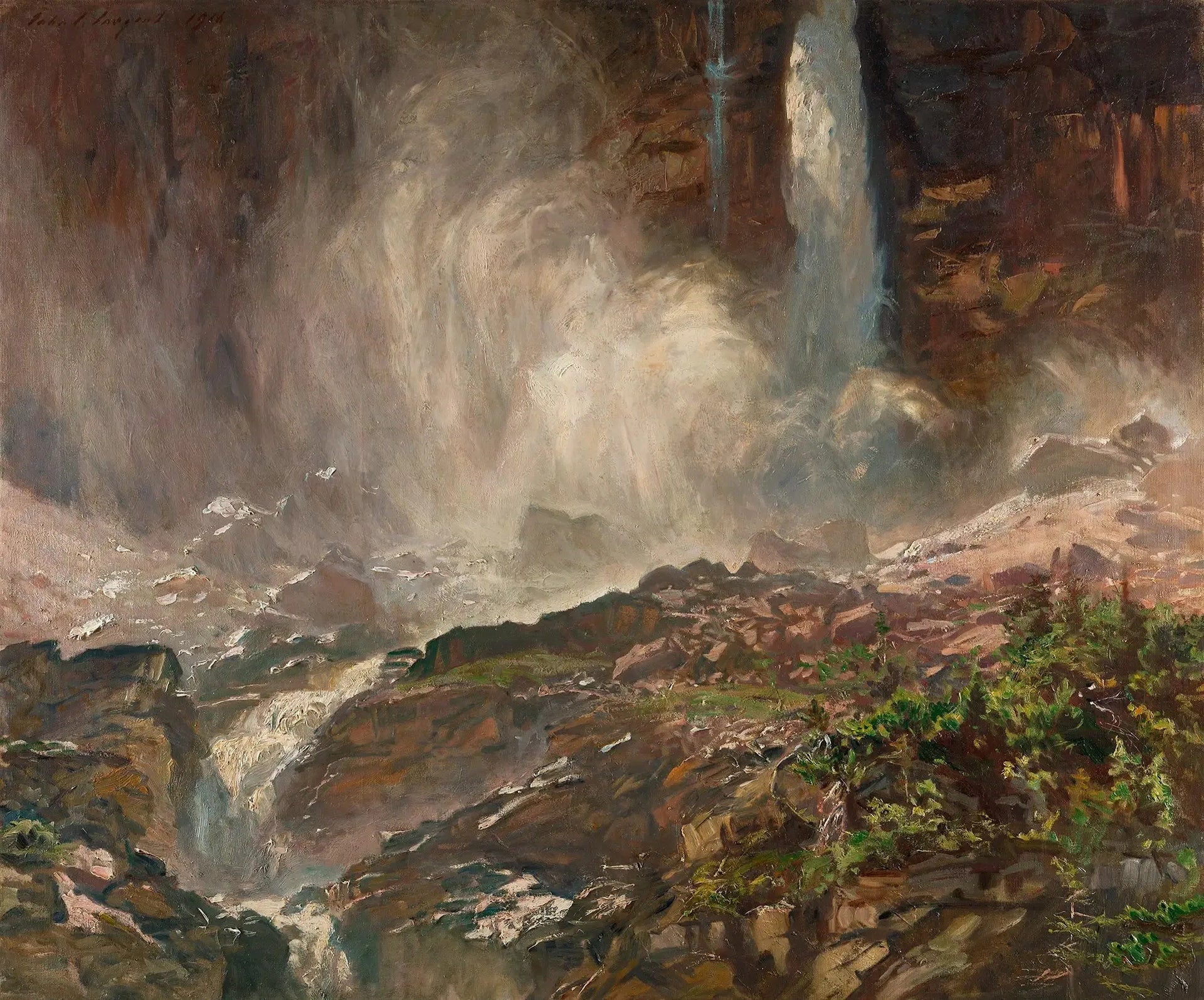 Chutes Yoho - John Singer Sargent image 1 tableau peint à l’huile sur toile