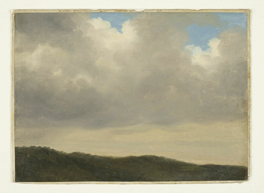 Ciel à la villa Borghèse, dit aussi : Lande sous un grand ciel - Pierre de Valenciennes