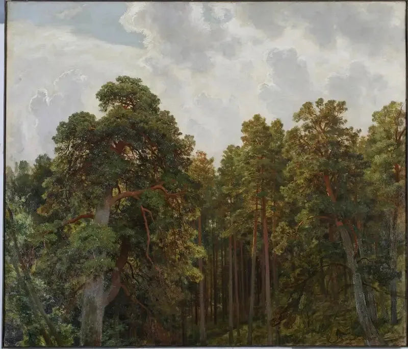 Cimes de pins - Ivan Chichkine image 1 reproduction d’œuvre d’art à l’huile