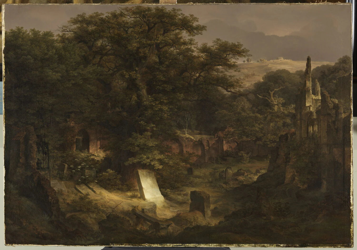 Le Cimetière - Carl Friedrich Lessing