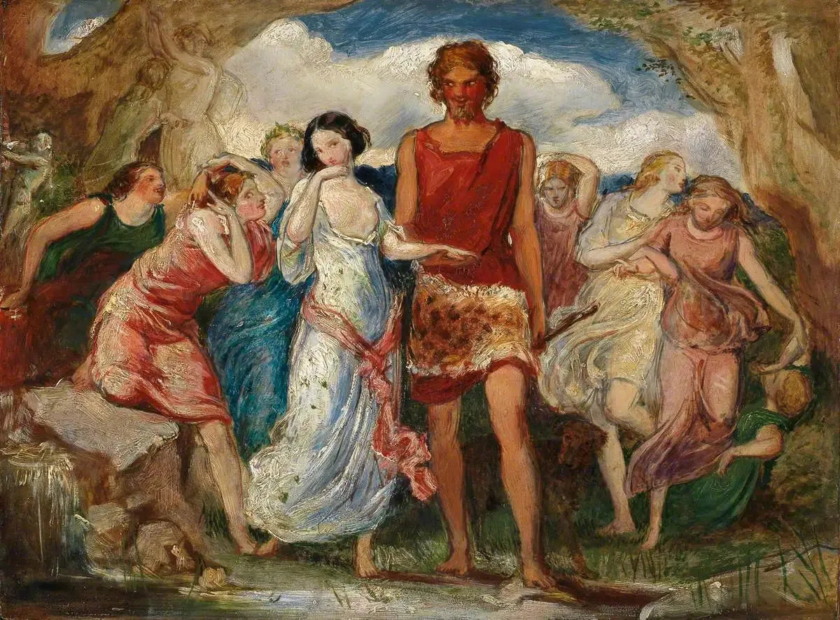 Cimon et Iphigénie - John Everett Millais image 1 reproduction de peinture à l’huile