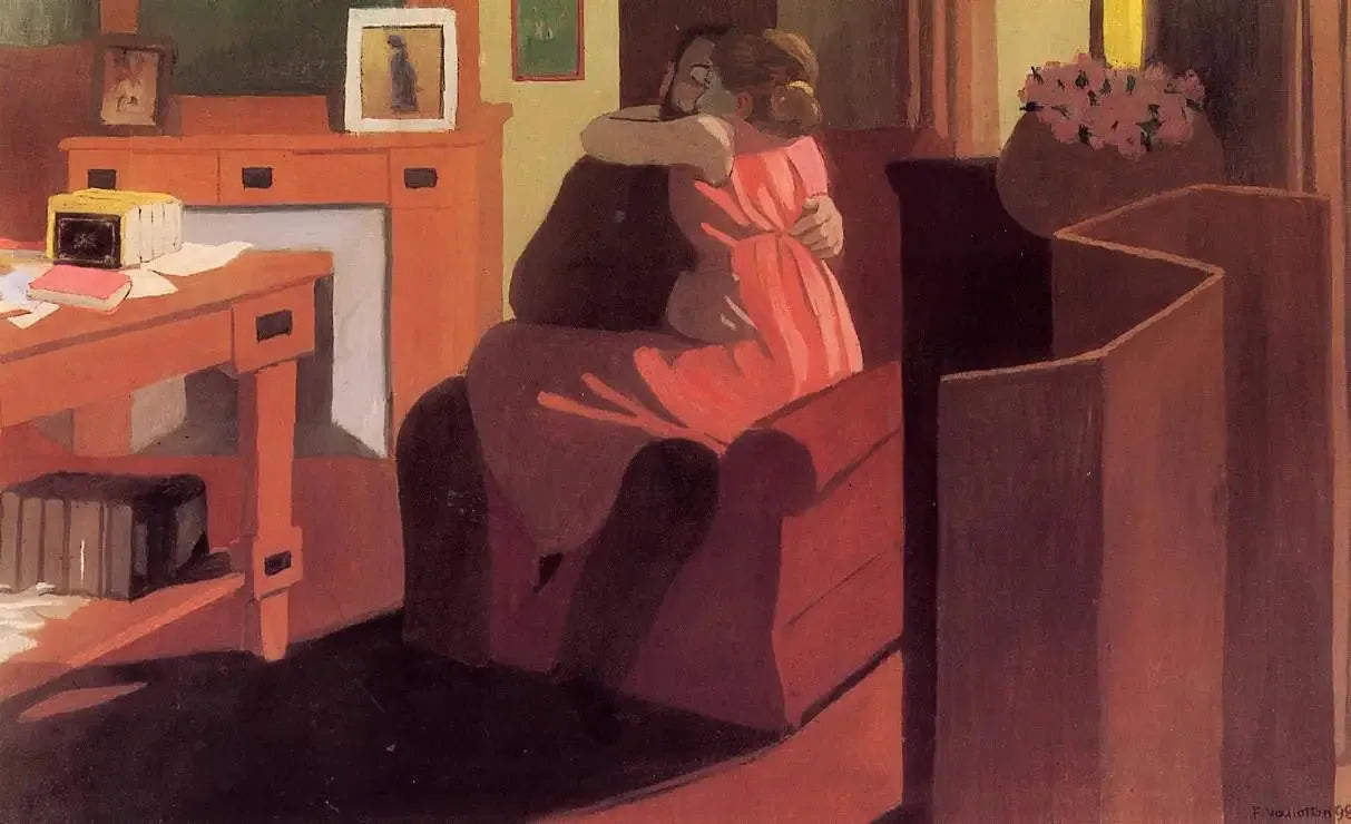 Cinq heures - Félix Vallotton image 1 reproduction de peinture à l’huile