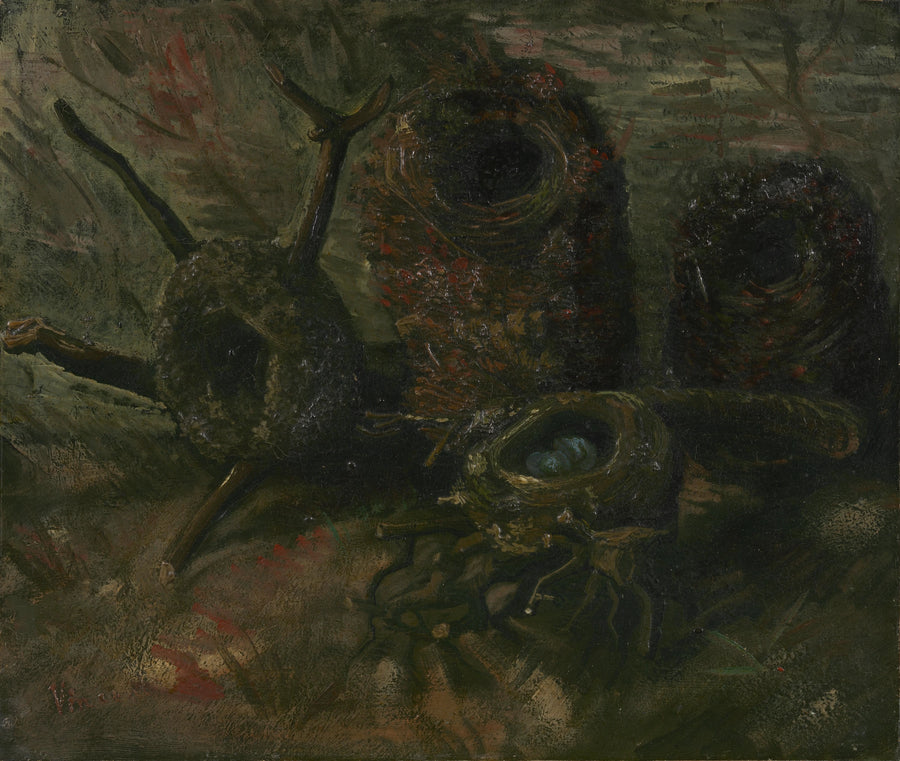 Nature morte avec cinq nids d’oiseaux, F111 – Van Gogh