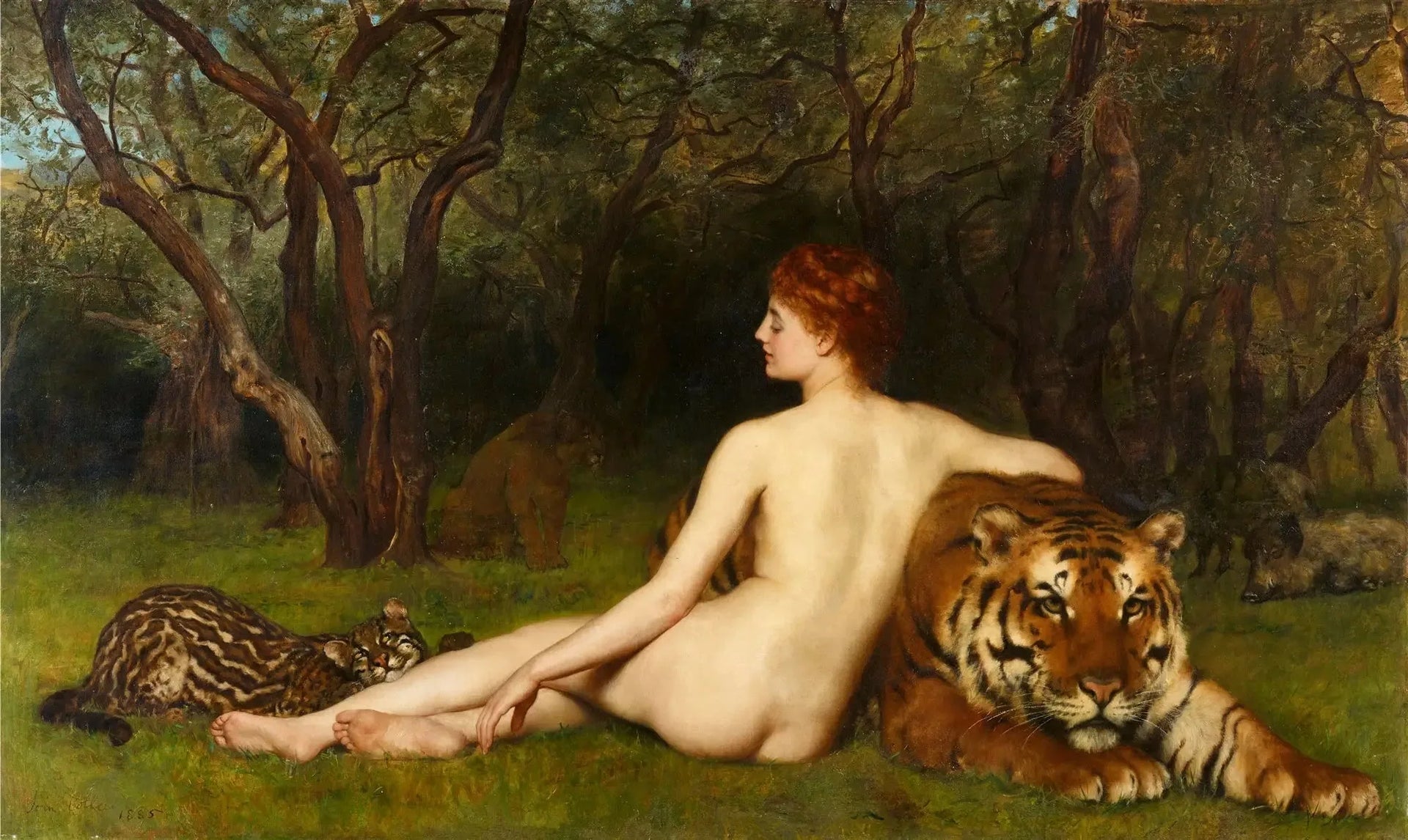 Circé - John Collier image 1 copie de tableau peinte à la main
